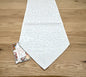 Apelt Jaquard Weihnachts-Tischband Sterne Natur Champagner 24x175cm
