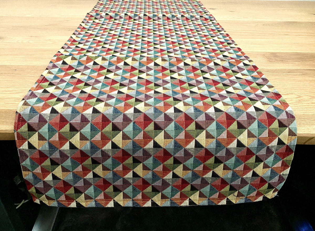DEKORATEX Chicer  Jaquard Tischläufer NEU Grafisches Design 40x140cm