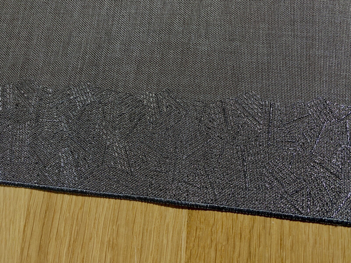 Sander Festlicher Läufer ILLUSION Bestickt Grau Silber 50x150cm