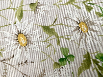 DEKORATEX Chicer Outdoor Tischläufer NEU Wiesenblumen Natur  Grün 40x140cm