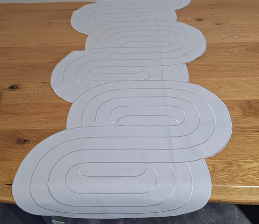 Sander Tischläufer Elegance Neu Ecru bestickt 50x115 cm