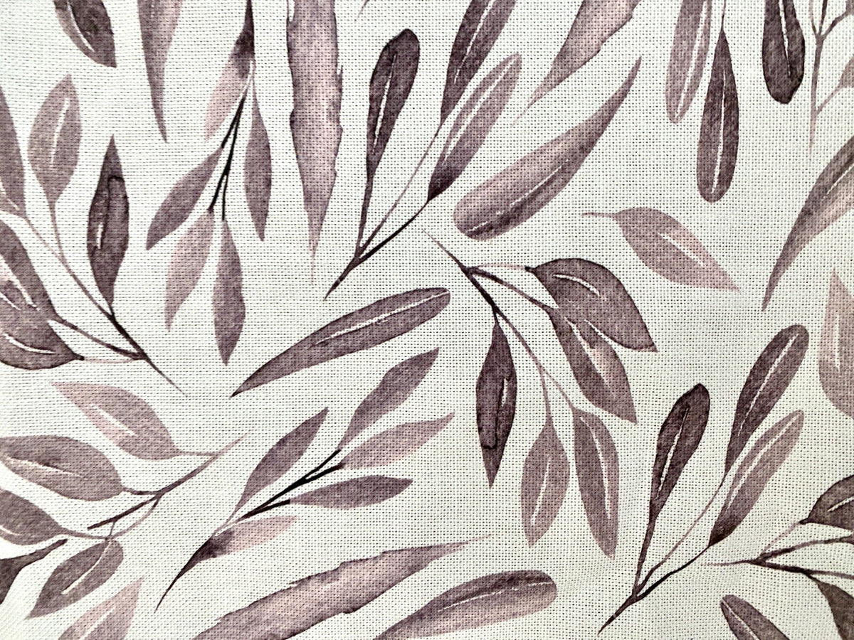 Sprügel moderner Tischläufer NEU Digitaldruck Blattdesign Natur Altrose 40x90cm