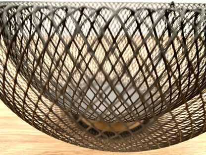 Philippi moderne Schale MESH Neu Stahl Pulverbeschichtet 25cm Rund