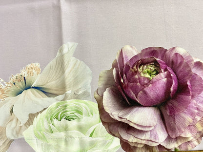 Apelt Blumen Tischläufer NEU Digitaldruck Flieder Lachs Creme Grün 48x140cm