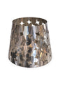 Fink Edelstahl Windlicht LUMA Neu Rauten Design Silber 19 cm Hoch