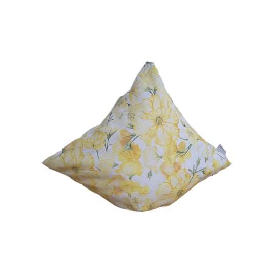 Apelt Kissenbezug Bedruckt  Blütendesign NEU Natur Grün Gelb 40x40cm Einzelstück