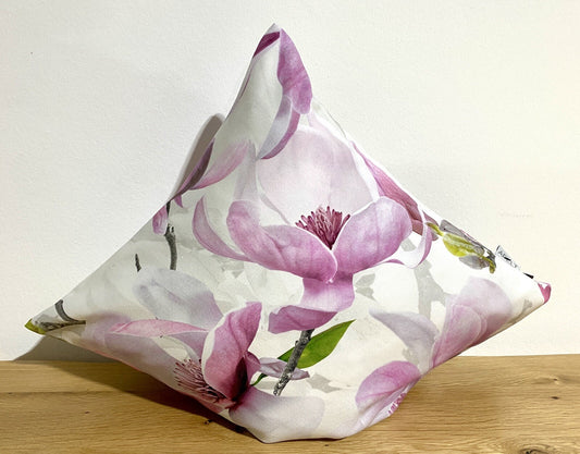 Apelt Kissenhülle Magnolie NEU Digitaldruck Ecru Rosa Grün 40x40cm
