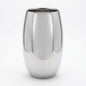 Fink Edelstahl Vase AFRICA Neu vernickelt Rund Hochglanz Silber 40 cm Hoch