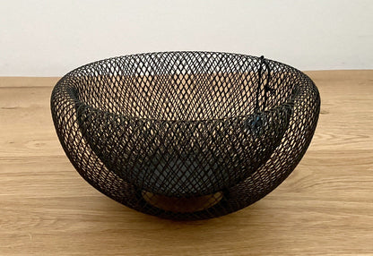 Philippi moderne Schale MESH Neu Stahl Pulverbeschichtet 25cm Rund