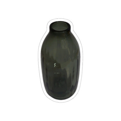 Formano moderne Glas Vase NEU Optik Grau Relief 30 cm Hoch
