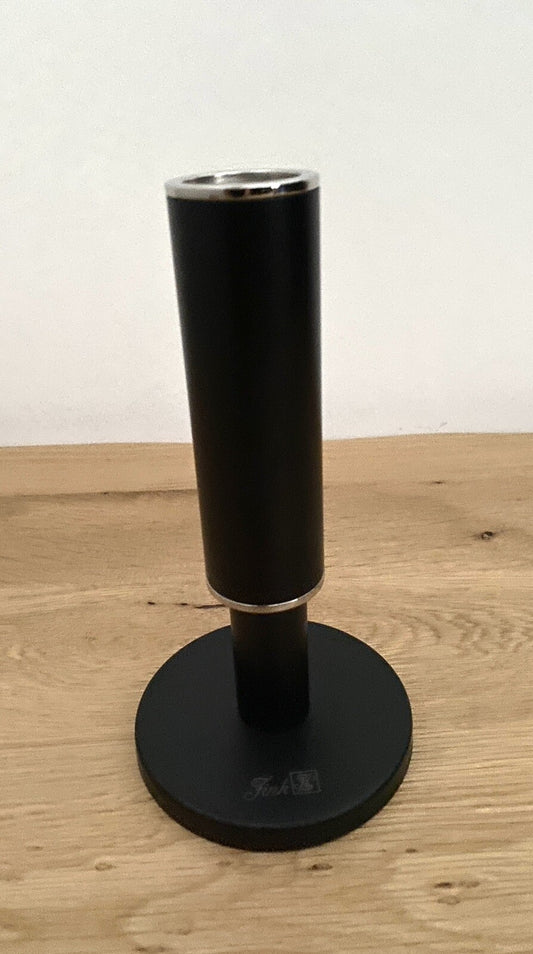 Fink Edler Kerzenleuchter RITMO NEU Schwarz  Pulverbeschichtet Vernickelt 18 cm