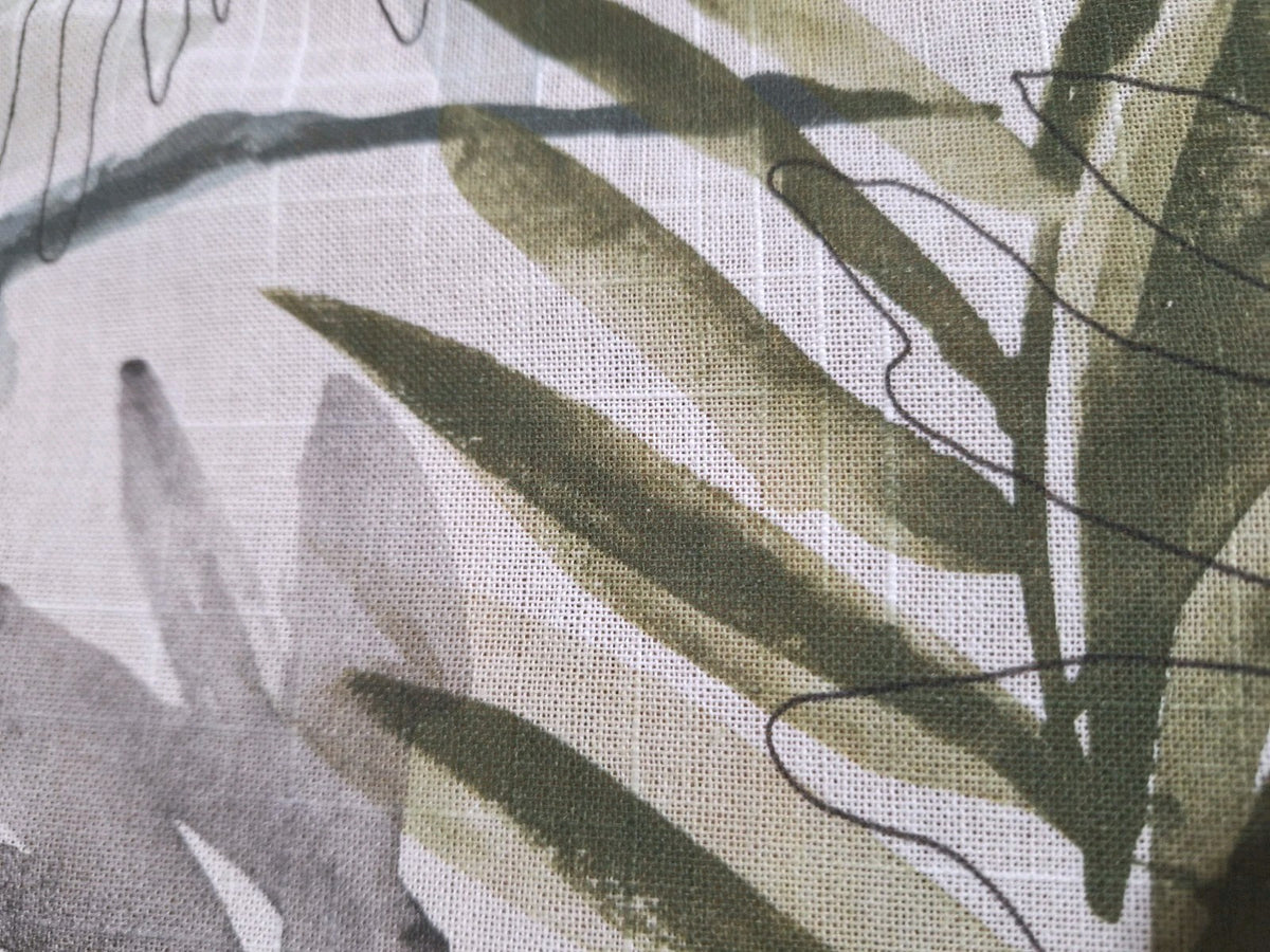Sander Tischläufer PALM SHADES bedruckt Blätter abstrakt Grün Schwarz  40x100cm