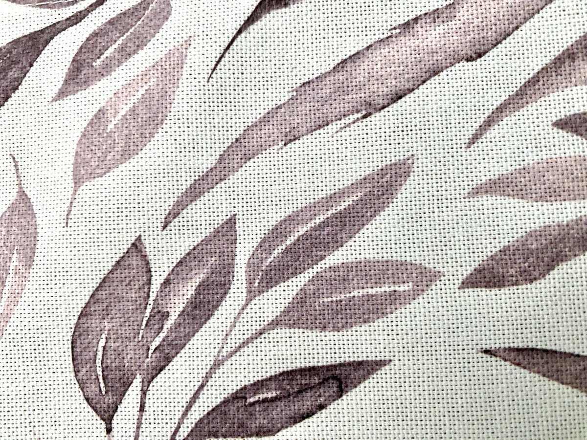 Sprügel moderner Tischläufer NEU Digitaldruck Blattdesign Natur Altrose 40x90cm