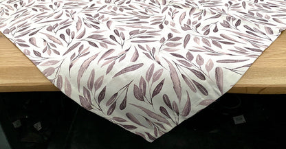 Sprügel moderne Mitteldecke NEU Digitaldruck Blattdesign Natur Altrose 85x85cm