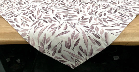 Sprügel moderne Mitteldecke NEU Digitaldruck Blattdesign Natur Altrose 85x85cm
