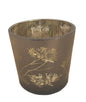 Formano chices Teelichtglas Pusteblume NEU Gold Taupe 11,5cm Hoch