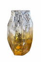 Casablanca by Gilde Glasvase TWISTER Neu Modern Art Cognac Weiß Schwarz 29cm