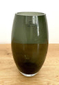 Fink  moderne Glas Vase DIANA NEU Grau 21 cm Hoch