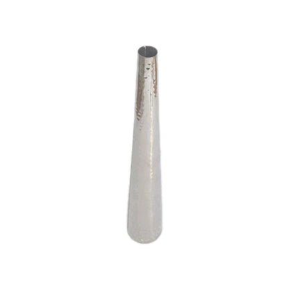 Fink moderner Edelstahl Vase CUBA NEU Gehämmert 43 cm Hoch