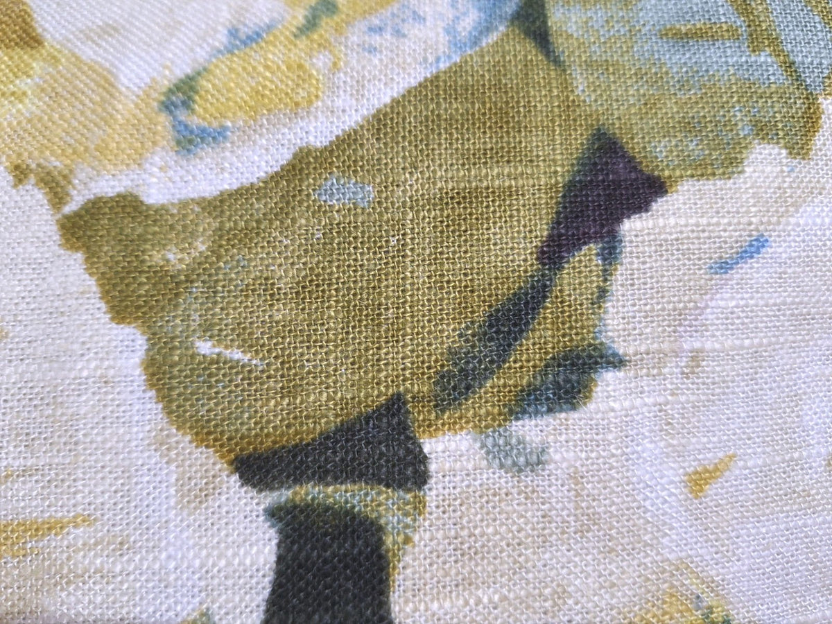 Sander Kissenhülle Malory Neu Blüten Gelb Creme Grün 50x50cm