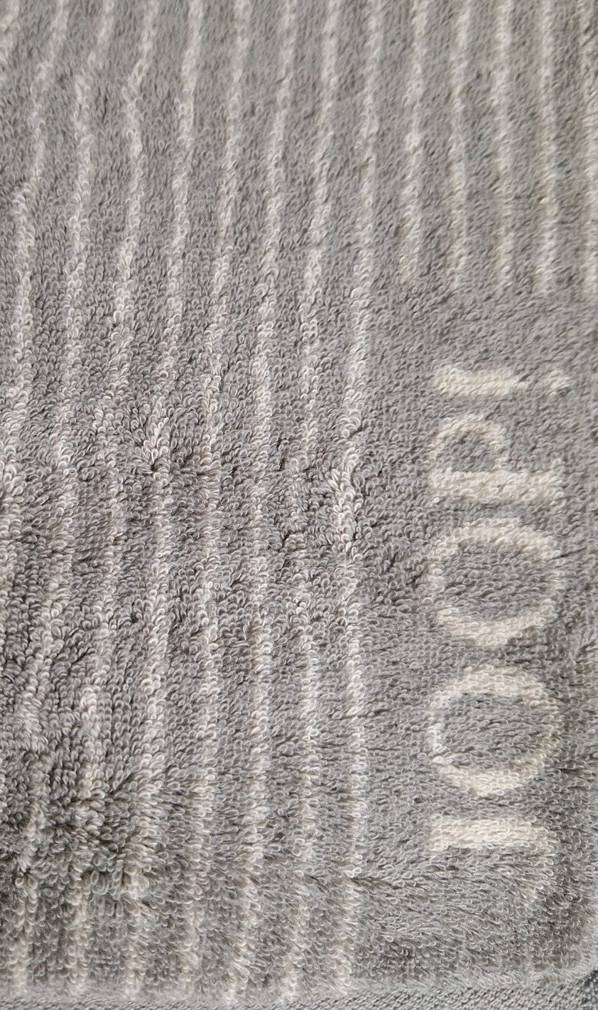 JOOP! Handtuch SIGNATUR NEU Streifen Grau Taupe Schwarz 50x100 cm