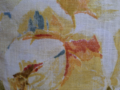 Sander Kissenhülle Malory Neu Blüten Gelb Creme Grün 50x50cm