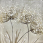 Casablanca Gemälde Pusteblume NEU Grau Creme Natur 30x30cm