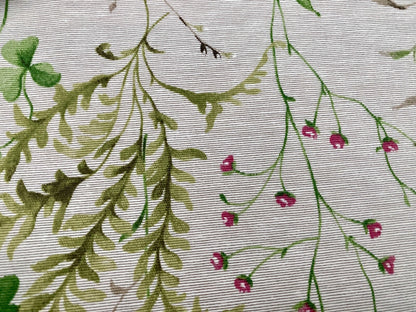 DEKORATEX Chicer Outdoor Tischläufer NEU Wiesenblumen Natur  Grün 40x140cm