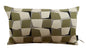 Rohleder moderne Jaquard Kissenhülle SQUARE DANCE NEU Grau Grün Natur 60x35 cm