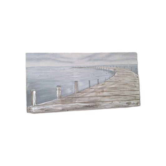 Casablanca by Gilde Der Steg 3D Gemälde mit Aluminiumapplokation 150x75cm