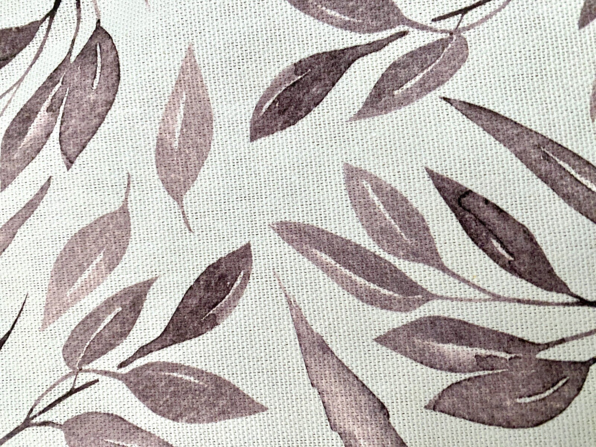 Sprügel moderner Tischläufer NEU Digitaldruck Blattdesign Natur Altrose 50x150cm