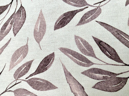 Sprügel moderner Tischläufer NEU Digitaldruck Blattdesign Natur Altrose 50x150cm