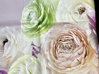 Apelt Blumen Tischläufer NEU Digitaldruck Flieder Lachs Creme Grün 48x140cm