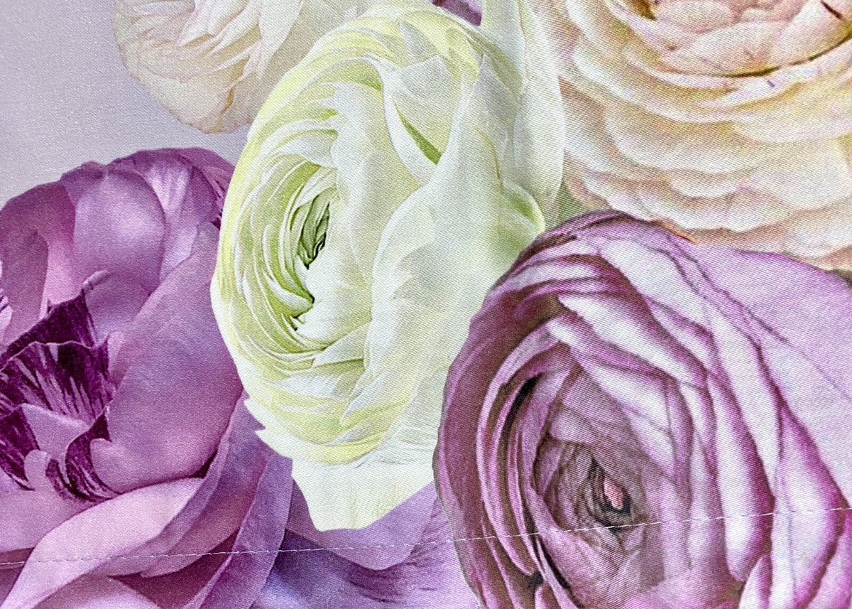 Apelt Blumen Tischläufer NEU Digitaldruck Flieder Lachs Creme Grün 48x140cm