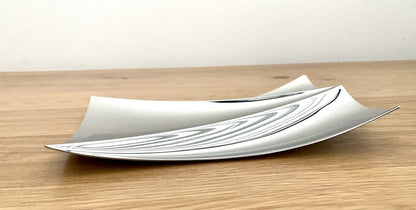 Philippi Konfektschalen Elbphilharmonie 2er Set NEU Edelstahl 23x14cm