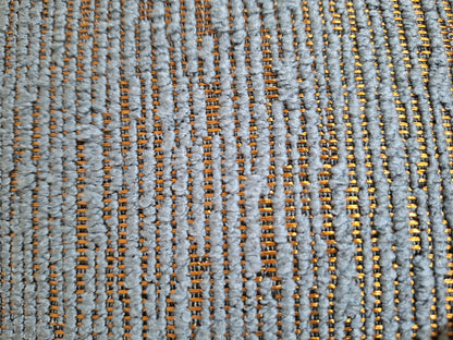 Sprügel moderne Velour Kissenhülle  Streifen Bronze Glänzend Salbei 45x45cm