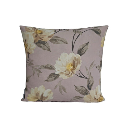 Sprügel moderne Kissenhülle NEU Digitaldruck Blütendesign Rosa Creme 50x50cm
