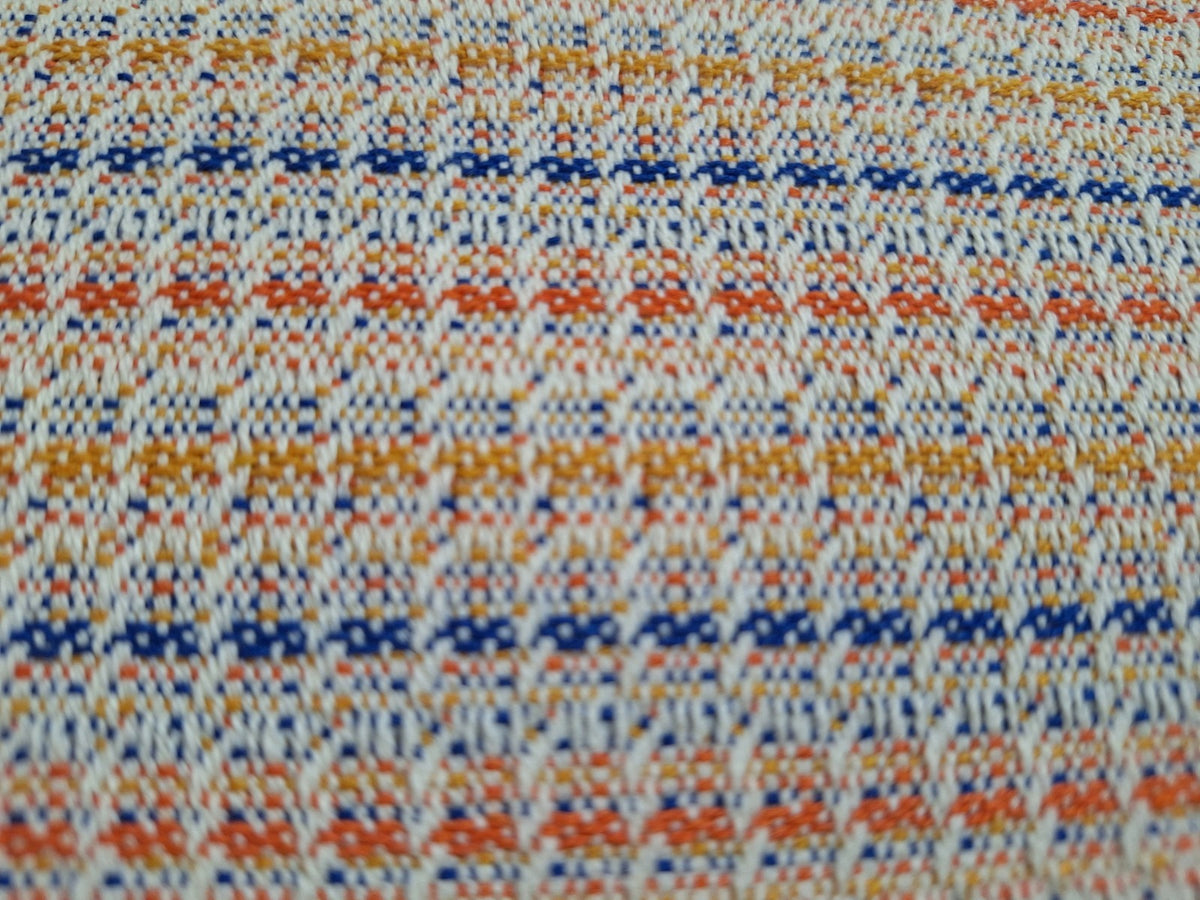 Sander Moderne Kissenhülle ARMANDO NEU Streifen  Orange Gelb Blau 40x60cm