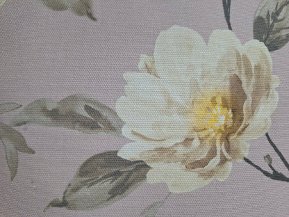 Sprügel moderne Kissenhülle NEU Digitaldruck Blütendesign Rosa Creme 50x50cm