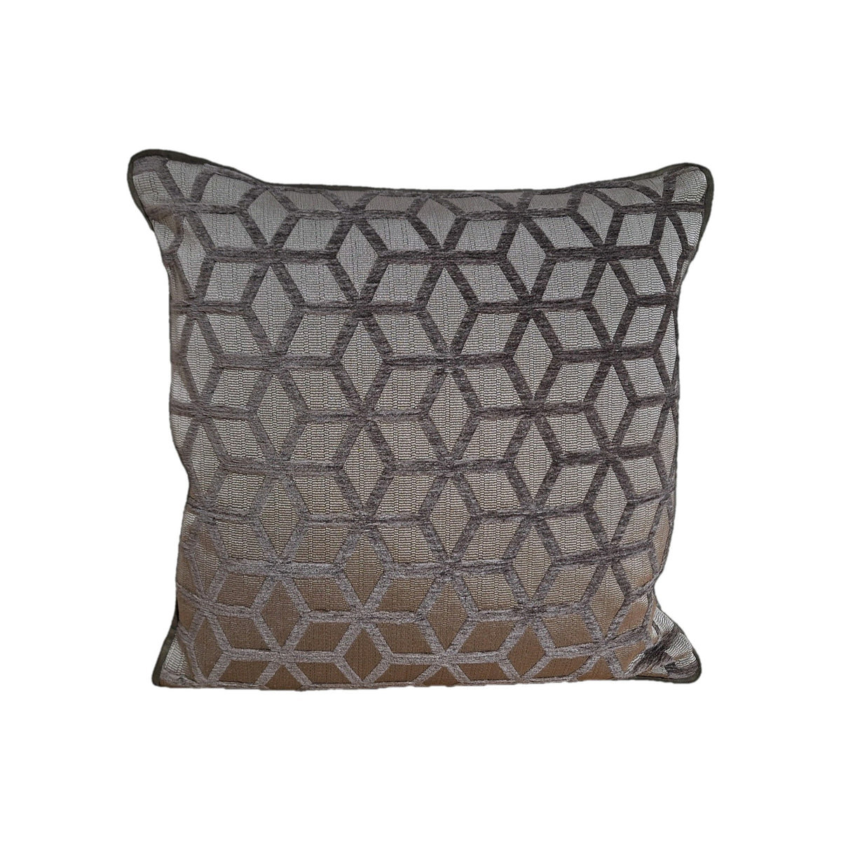 Thanks A Lot  Wendekissen Arena Lux Velour Grafisches Design Taupe 45x45cm