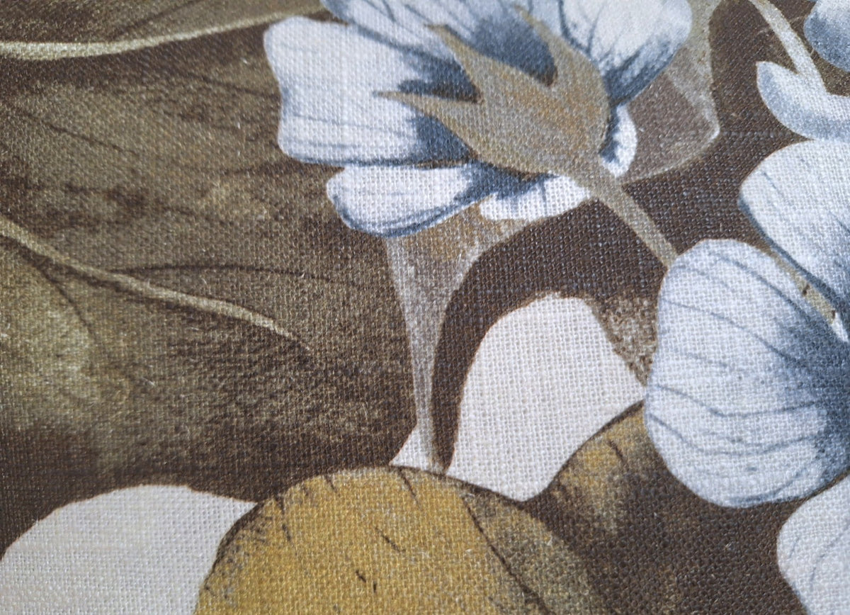 Sander Moderne Kissenhülle EMBER NEU Floral Oliv Senf Blau 50x50cm