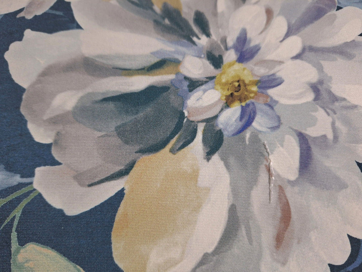 Sander Kissenhülle PRESTIGE Neu Blüten Marine Creme Grün 50x50cm