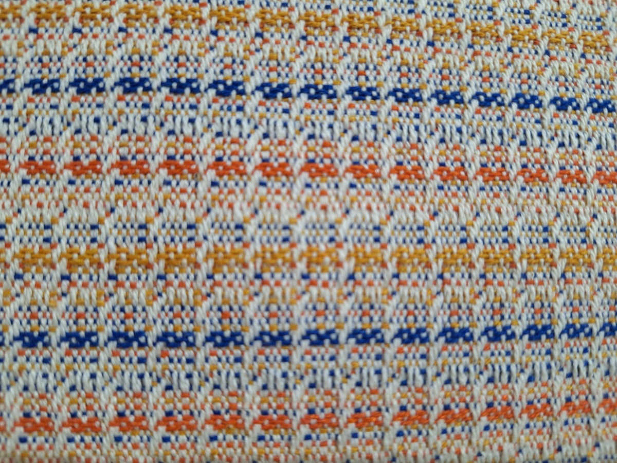 Sander Moderne Kissenhülle ARMANDO NEU Streifen  Orange Gelb Blau 40x60cm