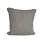 Kaheku moderne Kissenhülle GAGIA Strickoptik Silber 40x40cm