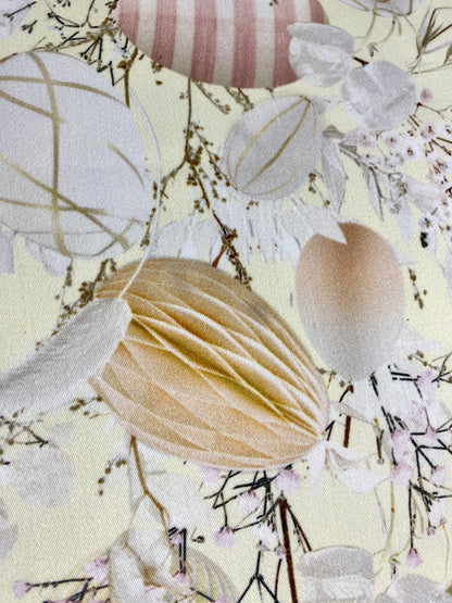 Apelt Oster Kissenhülle Digitaldruck NEU Blumen und Eierdekor 46x46 cm