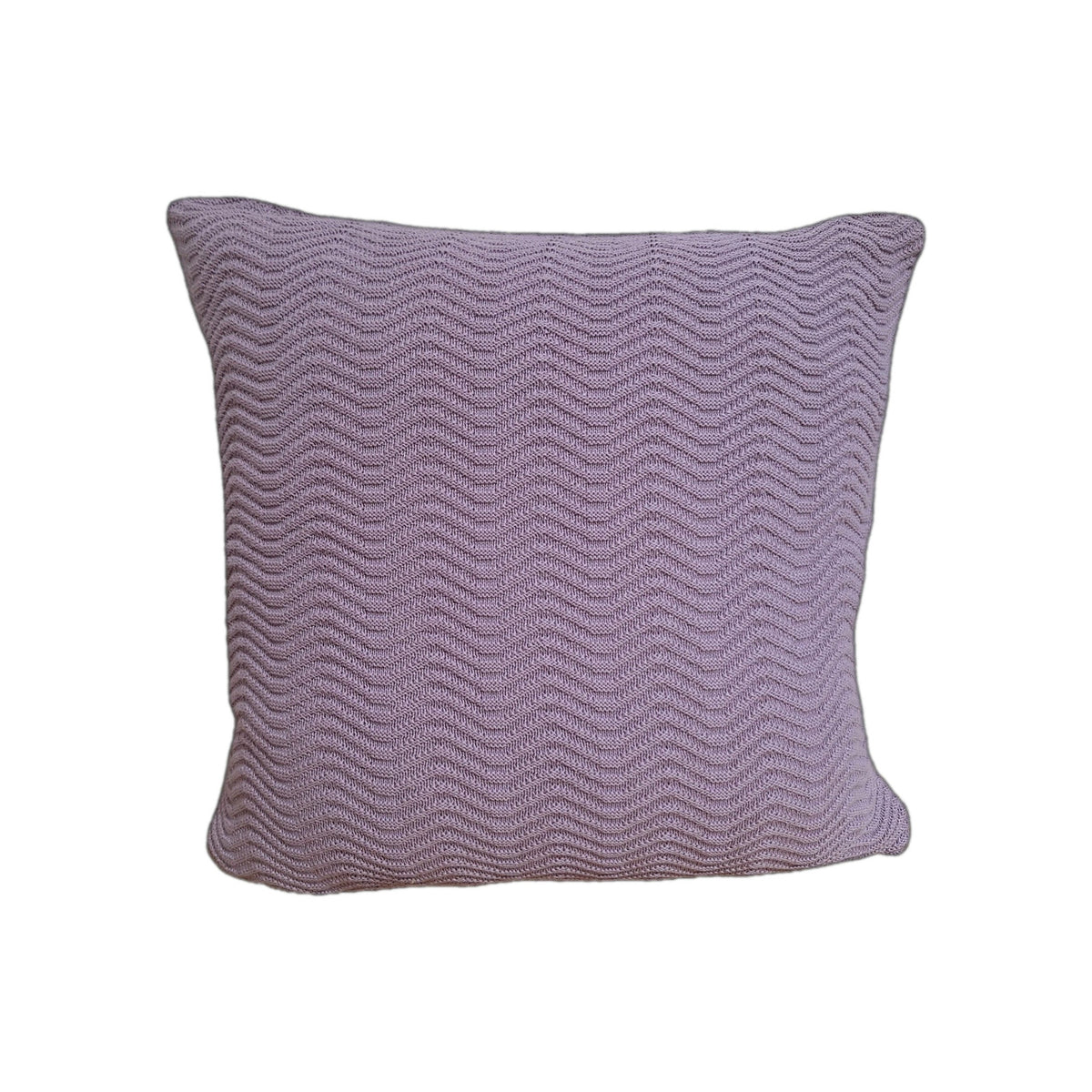 Kaheku moderne Kissenhülle AMON Strickoptik NEU Welle Rosa 45x45 cm