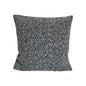 Sander moderne Velour Kissenhülle LANA NEU Blau Meliert 40x40cm Einzelstück
