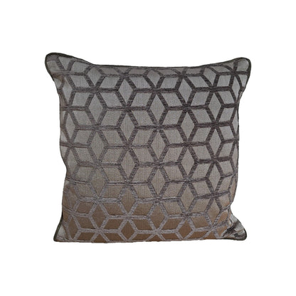 Thanks A Lot  Wendekissen Arena Lux Velour Grafisches Design Taupe 45x45cm