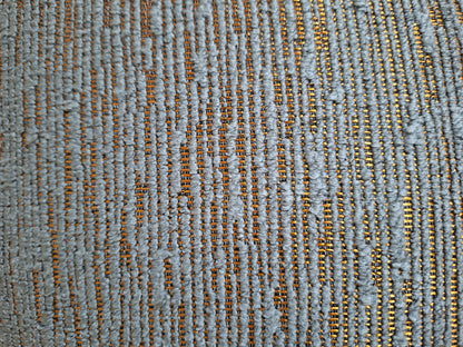 Sprügel moderne Velour Kissenhülle  Streifen Bronze Glänzend Salbei 45x45cm