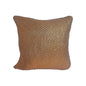 Kaheku moderne Kissenhülle GAGIA Strickoptik Kupfer 40x40cm